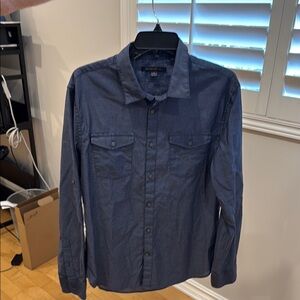 John Varvatos Navy Shirt